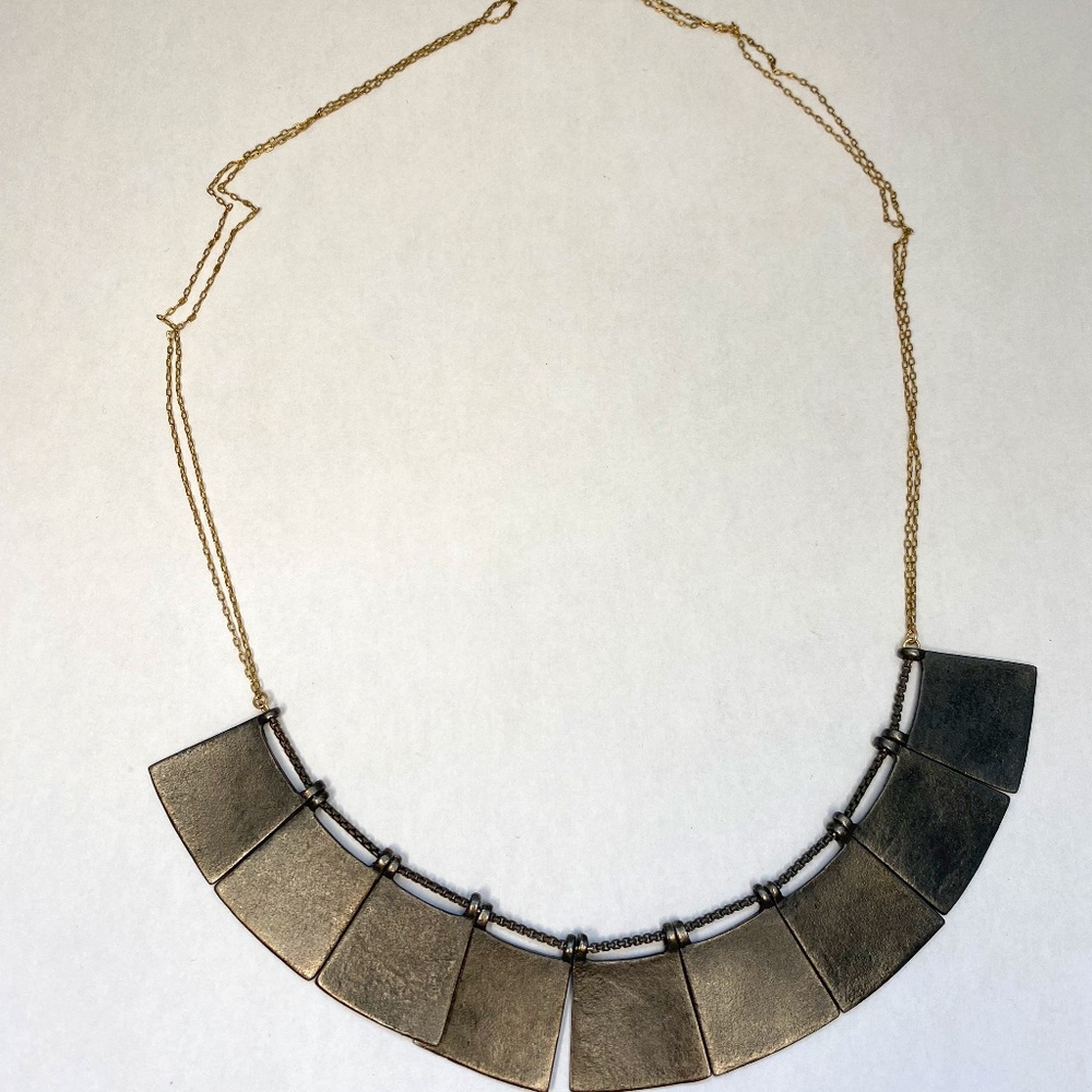 Pewter Theory metal necklace
